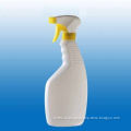 500ml Pe Plastic Pump Bottles White For Window Cleaning Agents